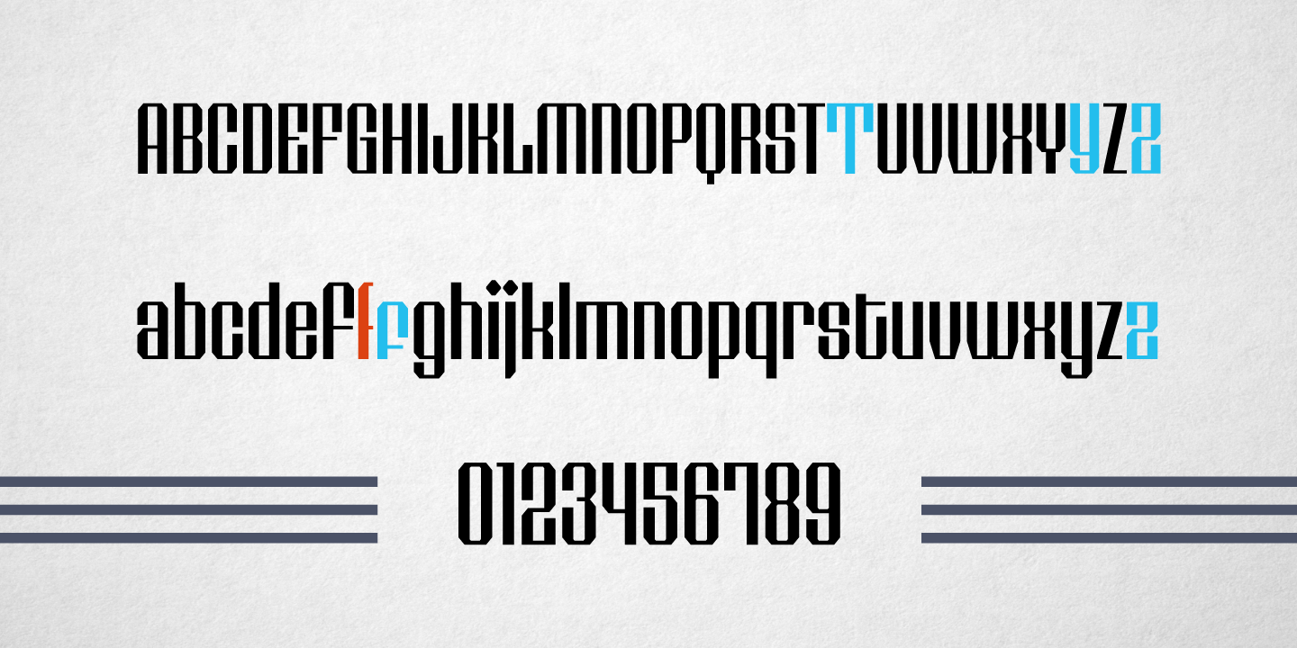 Shtozer 200 Condensed Oblique Font preview